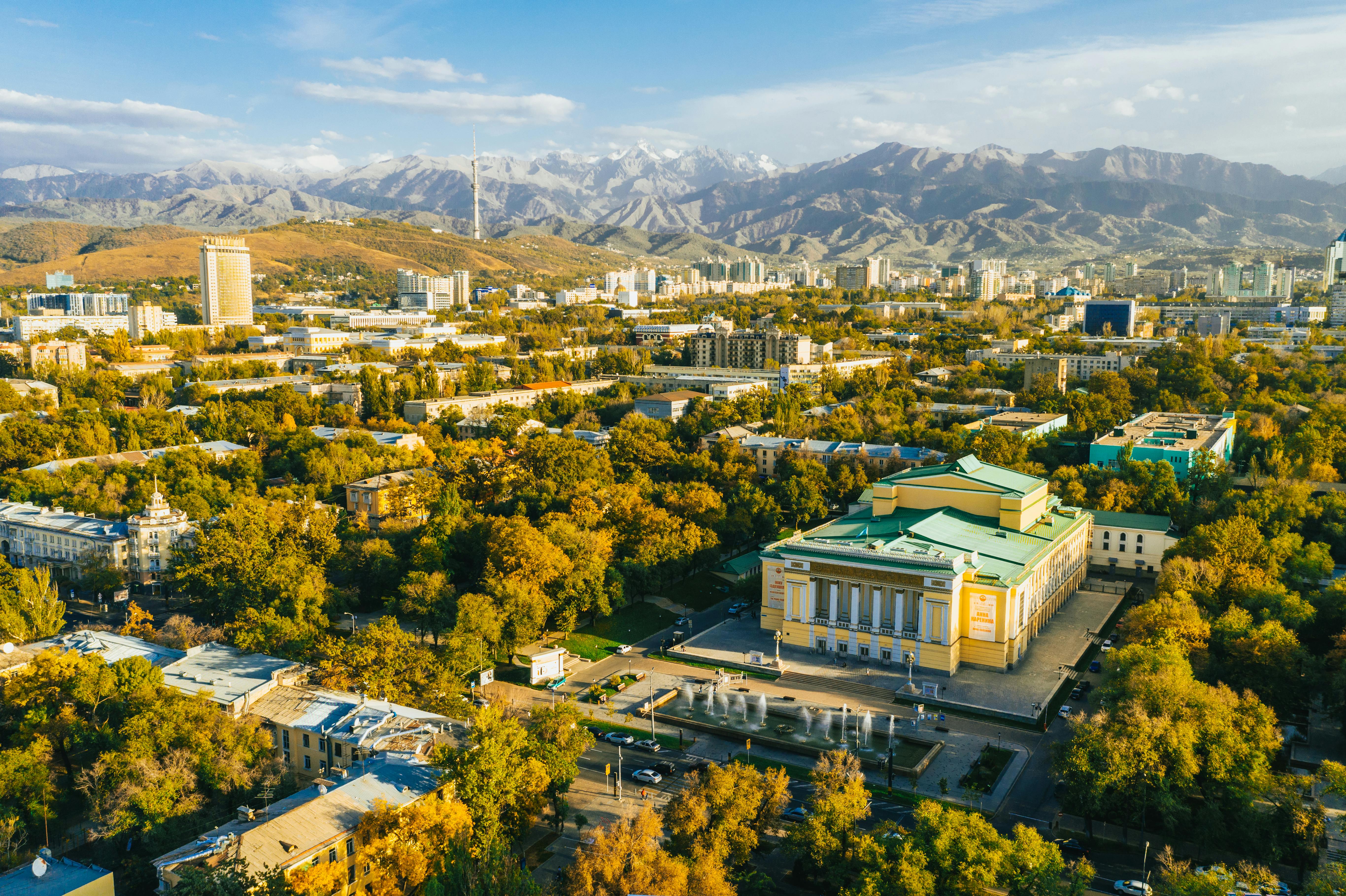 Almaty airview